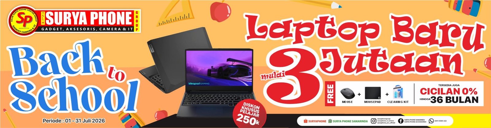 BACK TO SCHOOL LAPTOP